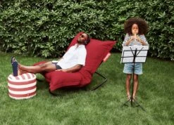 Fatboy Rock N Roll Schommelstoel -Zwembad Spul Winkel 06 FATBOY Rock nRoll Original Stonewashed Red Moodpicture Baarn