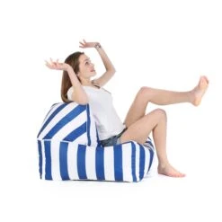 Change Me Beanbag Zitzak -Zwembad Spul Winkel Change Me beanbag zitzak blauw strepen scaled 1