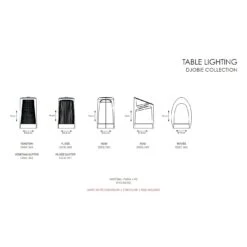 Djobie Tafellamp Imagilights -Zwembad Spul Winkel Djobie tafellamp imagilights types afmetingen