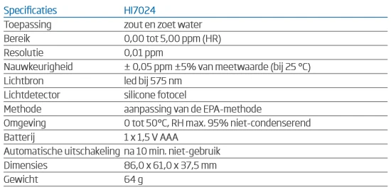 Hanna Pocket Fotometer Voor Koper 2 Hanna Pocket Fotometer Voor Koper - Afbeelding 2