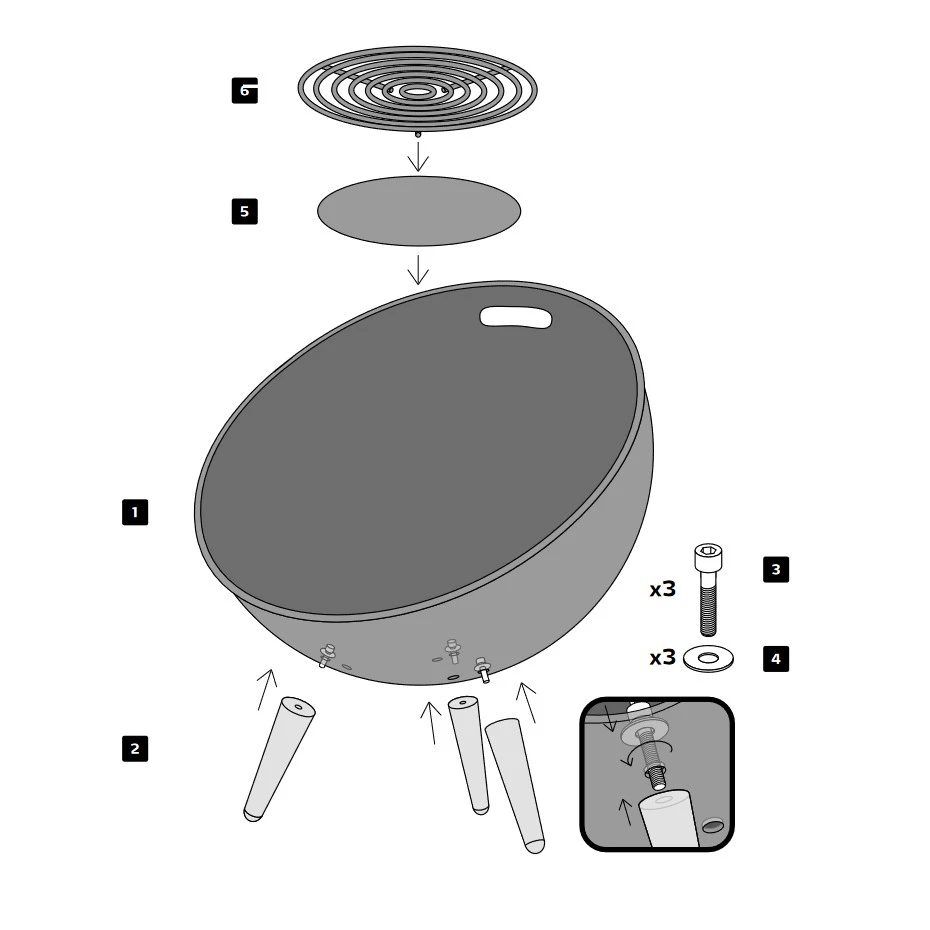 Fireglobe Vuurschaal Eva Solo 7 Fireglobe Vuurschaal Eva Solo - Afbeelding 7