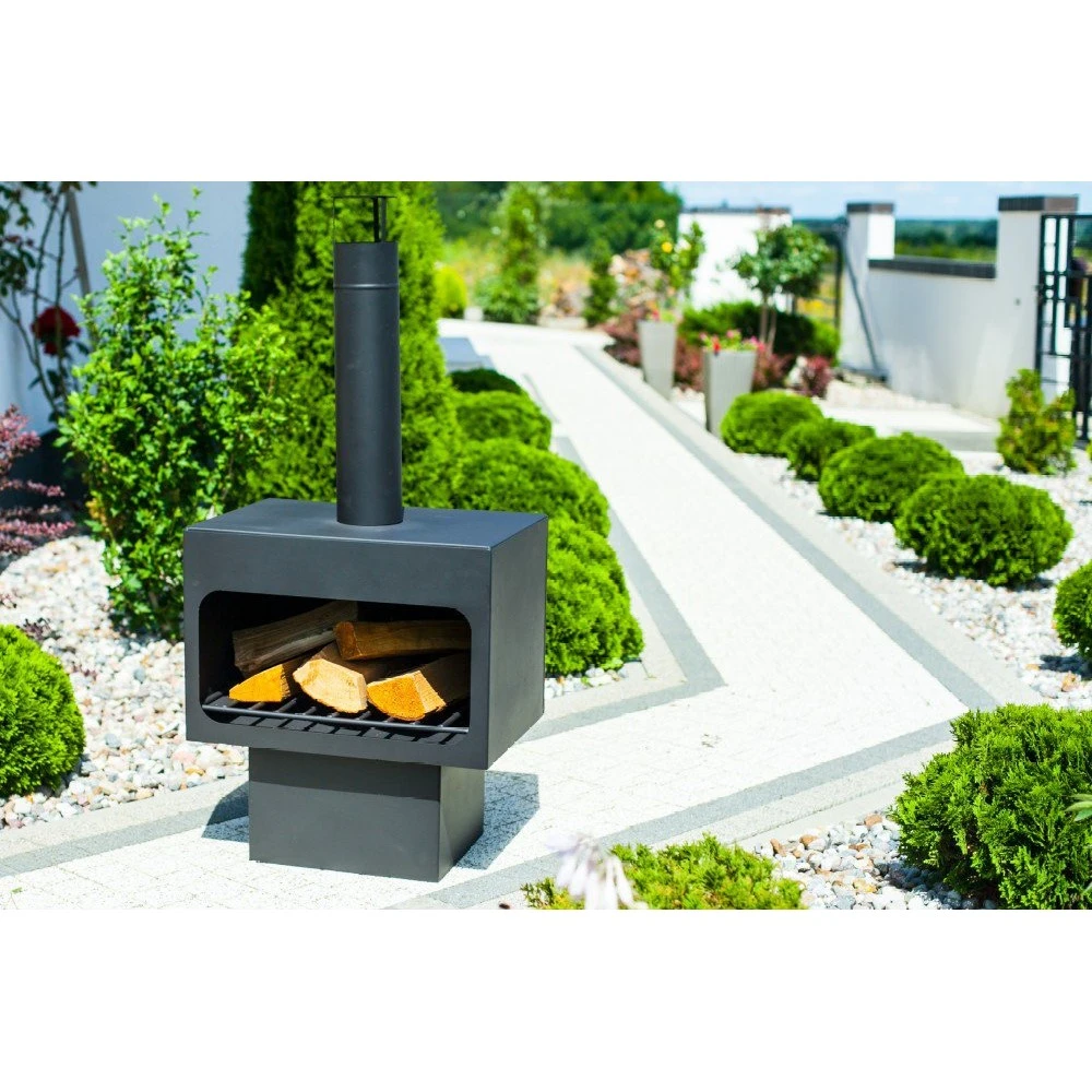 Vuurhaard Fireplace Jersey XL Zwart/roest 5 Vuurhaard Fireplace Jersey XL Zwart/roest - Afbeelding 5