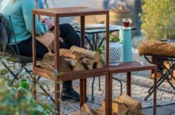 Houtopslag BOX -Zwembad Spul Winkel Houtopslag BOX in de tuin