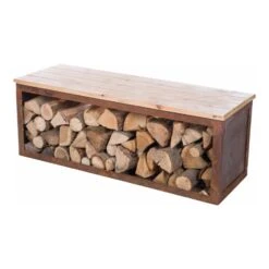 Houtopslag BOX -Zwembad Spul Winkel Houtopslag bank tyr 120cm 1