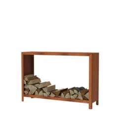 Houtopslag Muurbevestiging H 100cm 9 Houtopslag Muurbevestiging H 100cm -Zwembad Spul Winkel Houtopslag muumontage klein roest 02