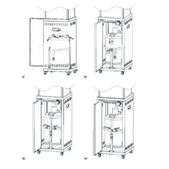 Ibiza Gashaard Garden Fire -Zwembad Spul Winkel Ibiza gashaard terrasverwarming gasfles montage