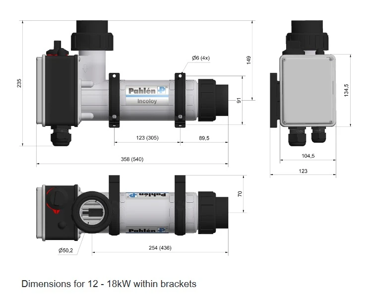 Kunststof Elektrische Verwarmer 3 Kunststof Elektrische Verwarmer - Afbeelding 3