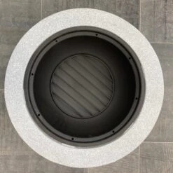 Kunststof Betonlook Vuurschaal 13 Kunststof Betonlook Vuurschaal -Zwembad Spul Winkel Kunststof betonlook vuurschaal BBQ inlegrooster