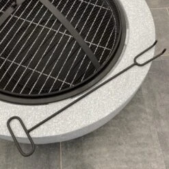 Kunststof Betonlook Vuurschaal 16 Kunststof Betonlook Vuurschaal -Zwembad Spul Winkel Kunststof betonlook vuurschaal BBQ pook