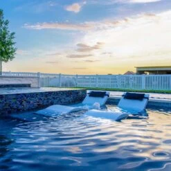 Ledge Lounger Ligbed -Zwembad Spul Winkel Ledge Lounger ligbed 9