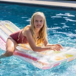 Luxe Luchtbed Met Glitters -Zwembad Spul Winkel Luxe luchtbed met glitters 06