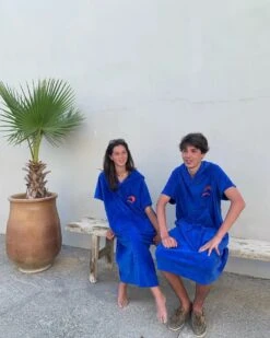 Ocean Drive Poncho Adult 17 Ocean Drive Poncho Adult -Zwembad Spul Winkel Ocean drive poncho adult blauw 02