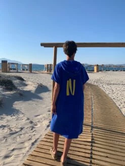 Ocean Drive Poncho Adult 19 Ocean Drive Poncho Adult -Zwembad Spul Winkel Ocean drive poncho adult blauw 04