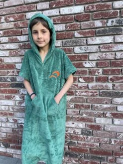 Ocean Drive Poncho Kids -Zwembad Spul Winkel Ocean drive poncho kids watermeloen groen 04