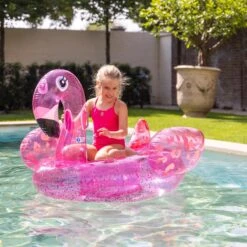 SWIM ESSENTIALS Opblaasbare Luxe Flamingo -Zwembad Spul Winkel Opblaasbare Luxe Flamingo XXL 04