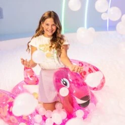 SWIM ESSENTIALS Opblaasbare Luxe Flamingo -Zwembad Spul Winkel Opblaasbare Luxe Flamingo XXL 08