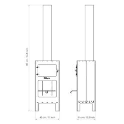 Outdooroven BBQ Pizza Oven -Zwembad Spul Winkel Outdooroven afmetingen
