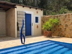 Pooltrainer Zwem Trainer -Zwembad Spul Winkel Pooltrainer blauw 3