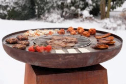 Vuurschaal BBQ Orion Classic ROEST -Zwembad Spul Winkel Redfire Orion roest grillplaat