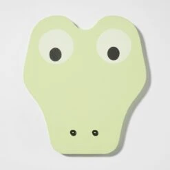 SunnyLife Zwemplank Voor Kids Cookie The Croc Light Khaki