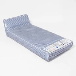 SunnyLife Luxe Lie-On Lounger Float Le Weekend Navy