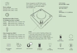 Stay Teak Solar Sfeerlamp -Zwembad Spul Winkel Stay lampen bediening