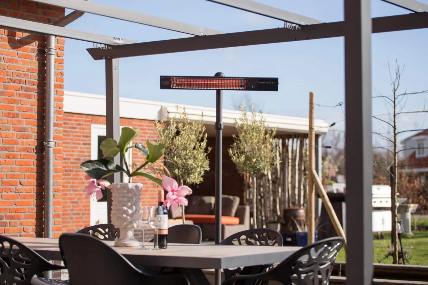 Sunred Heater Royal Diamond Dark Standing 2500 Terrasverwarmer 3 Sunred Heater Royal Diamond Dark Standing 2500 Terrasverwarmer - Afbeelding 3