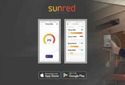 Sunred Professional Smart Heater 2500 Terrasverwarmer -Zwembad Spul Winkel Sunred Professional Smart Heater Royal Diamond Dark Wall 2500 4