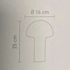 Svamp Tafellamp -Zwembad Spul Winkel Svamp tafellamp afmetingen