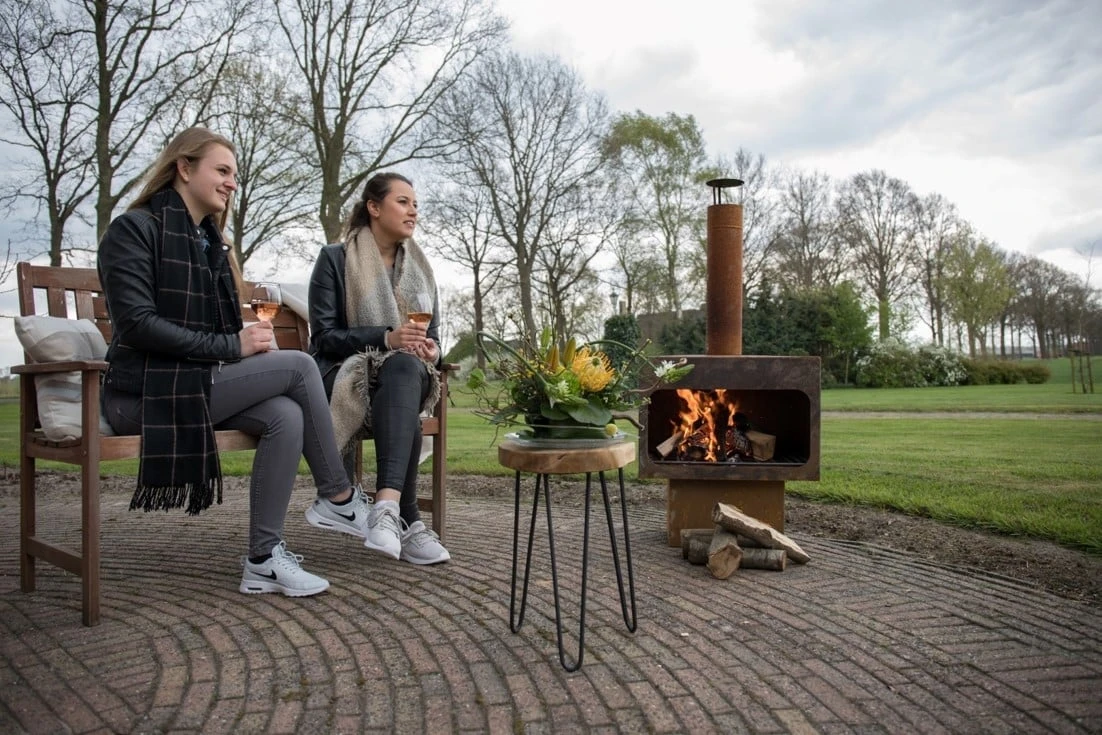 Vuurhaard Fireplace Jersey XL Zwart/roest 3 Vuurhaard Fireplace Jersey XL Zwart/roest - Afbeelding 3