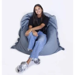 Zwembad Spul Winkel -Zwembad Spul Winkel Velvet zitzak grijs scaled 1