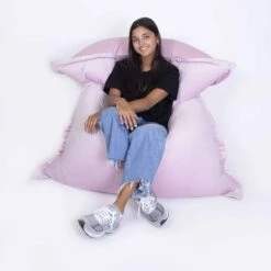 Velvet Zitzak 16 Velvet Zitzak -Zwembad Spul Winkel Velvet zitzak roze scaled 1