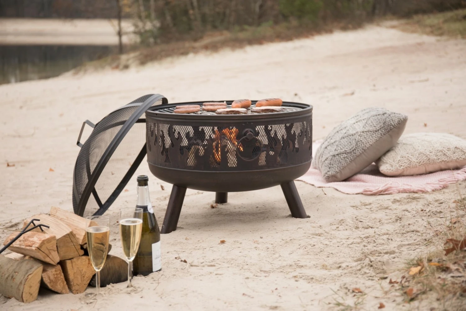 Vuurkorf Blazer Met Grill 61cm 2 Vuurkorf Blazer Met Grill 61cm - Afbeelding 2