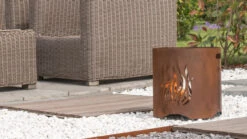 Vuurkorf Kiruna Handmade -Zwembad Spul Winkel Vuurkorf Kiruna handmade zijkant