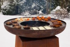 Vuurschaal BBQ Orion Classic ROEST -Zwembad Spul Winkel Vuurschaal BBQ Orion classic ROEST 03