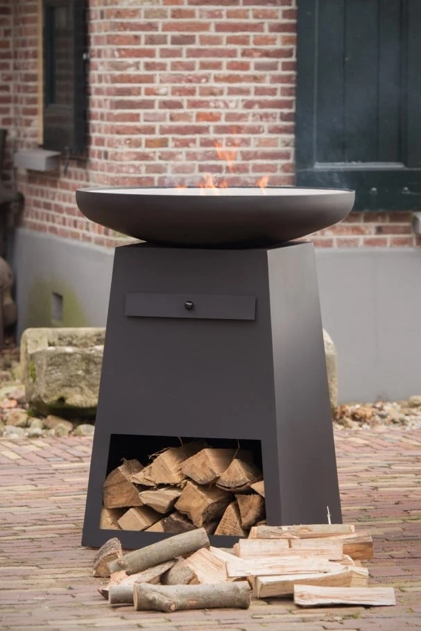 Vuurschaal BBQ Orion Classic ZWART 2 Vuurschaal BBQ Orion Classic ZWART - Afbeelding 2