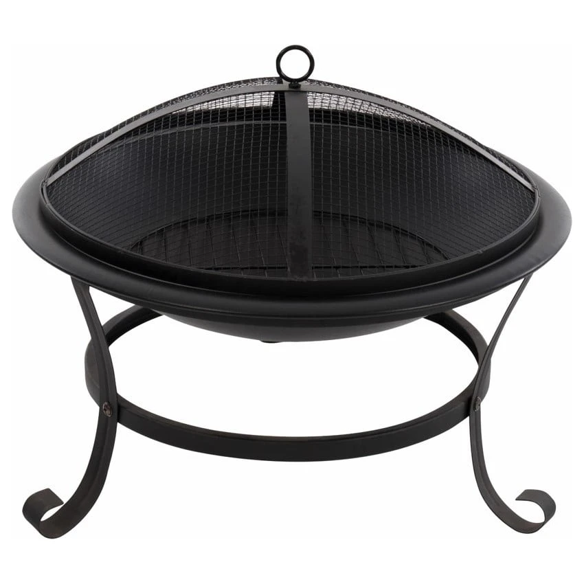Vuurschaal Met Afdekrooster 51cm 1 Vuurschaal Met Afdekrooster 51cm