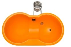 Dutchtub Loveseat 24 Dutchtub Loveseat -Zwembad Spul Winkel dutchtub loveseat oranje bovenaanzicht 1