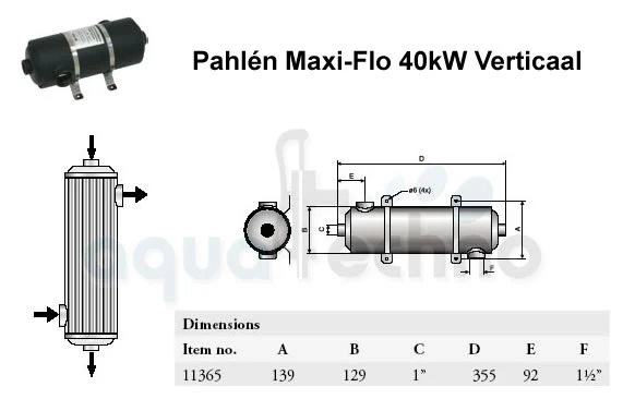 Warmtewisselaar Verticaal 2 Warmtewisselaar Verticaal - Afbeelding 2