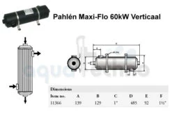 Warmtewisselaar Verticaal 9 Warmtewisselaar Verticaal -Zwembad Spul Winkel phalenmf60