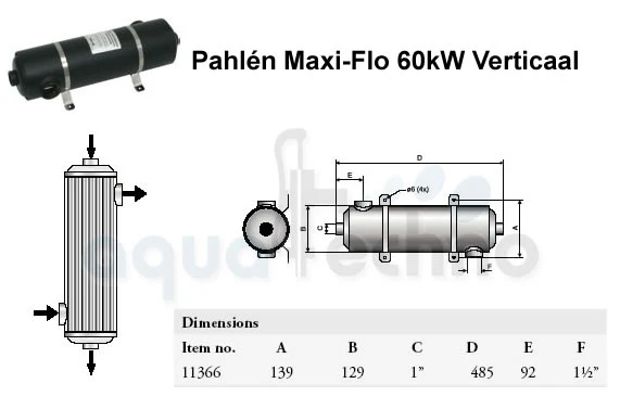 Warmtewisselaar Verticaal 4 Warmtewisselaar Verticaal - Afbeelding 4