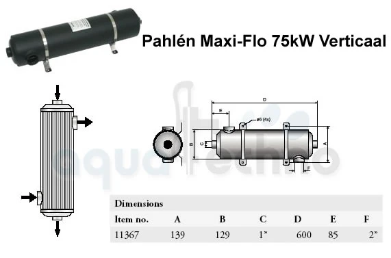 Warmtewisselaar Verticaal 3 Warmtewisselaar Verticaal - Afbeelding 3